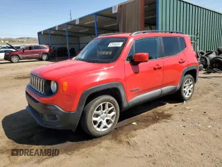 2018 Jeep Renegade Altitude with VIN ZACCJBBB1JPJ28261, listed as a Copart auction lot 52986555 with 40,563 mi miles and Salvage title. Bid and sale history available at DreamBid. Image 1.
