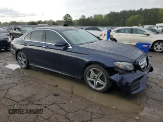 2018 Mercedes-Benz E with VIN WDDZF4KB5JA387867, listed as a Copart auction lot 50929855 with 101,128 mi miles and Salvage Title. Bid and sale history available at carsss.com. Image 4.