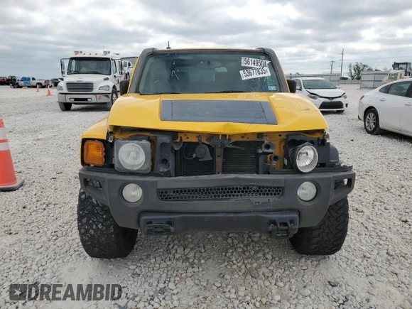 2007 Hummer H3 SUV with VIN 5GTDN13E578151999, listed as a Copart auction lot 53677835 with 120,164 mi miles and Clean Title. Bid and sale history available at carsss.com. Image 5.