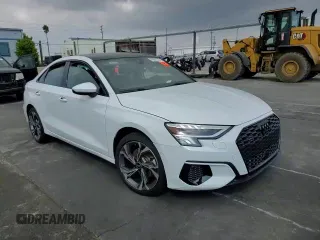 2023 Audi A3 Premium Plus with VIN WAUHUDGY6PA080545, listed as a Copart auction lot 69061353 with 3,765 mi miles. Bid and sale history available at carsss.com. Image 11.