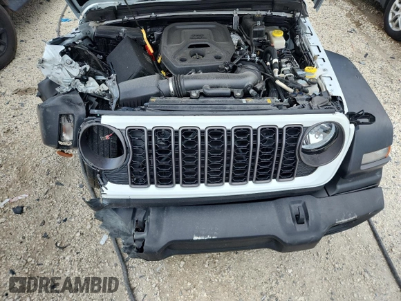 2024 Jeep Wrangler Sport S z VIN 1C4PJXDN1RW273839, wystawiony jako Copart lot #63295995 z przebiegiem Nie podano mil oraz Nie do naprawy • Non repairable. Historia ofert i sprzedaży dostępna na DreamBid. Obrazek 12.
