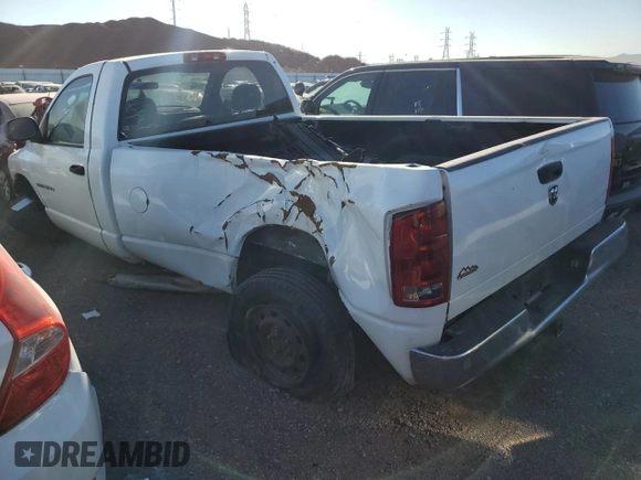 2005 Dodge 1500 SLT with VIN 1D7HA16N65J651259, listed as a Copart auction lot 71097483 with 247,904 mi miles and Salvage Title. Bid and sale history available at carsss.com. Image 2.