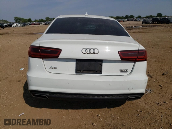 2017 Audi A6 Competition Prestige with VIN WAUF3AFC1HN024814, listed as a Copart auction lot 64968023 with 76,990 mi miles. Bid and sale history available at carsss.com. Image 6.
