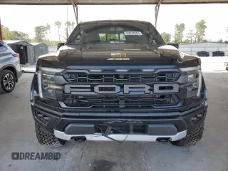 2024 Ford F-150 Raptor with VIN 1FTFW1RG7RFA04247, listed as a Copart auction lot 69034844 with 2,058 mi miles and Salvage Title. Bid and sale history available at DreamBid. Image 5.