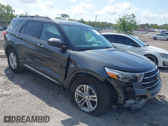 2020 Ford Explorer XLT with VIN 1FMSK7DH8LGC56664, listed as a IAAI auction lot 41934310 with 75,977 mi miles. Bid and sale history available at carsss.com. Image 1.
