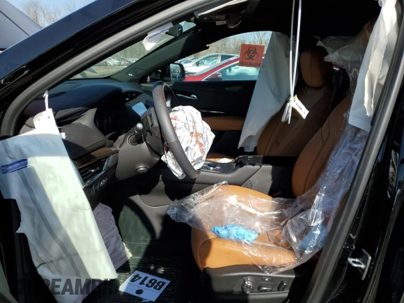 2023 Cadillac XT4 AWD Sport with VIN 1GYFZFR44PF188550, listed as a Copart auction lot 44983924 with 6,692 mi miles. Bid and sale history available at carsss.com. Image 7.