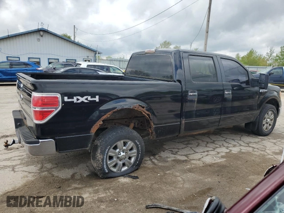 2009 Ford F-150 XL with VIN 1FTPW14V39FB07868, listed as a Copart auction lot 55608595 with 114,528 mi miles and Clean Title. Bid and sale history available at carsss.com. Image 3.