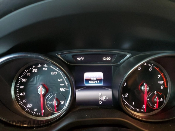 2018 Mercedes-Benz CLA 250 with VIN WDDSJ4EB5JN648161, listed as a Copart auction lot 50841635 with 106,211 mi miles and Salvage Title. Bid and sale history available at DreamBid. Image 9.