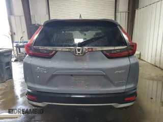 2022 Honda CR-V Touring with VIN 7FARW2H9XNE053919, listed as a Copart auction lot 46124805 with 9,394 mi miles and Salvage Title. Bid and sale history available at carsss.com. Image 6.