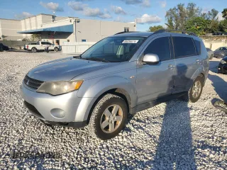 2009 Mitsubishi Outlander ES with VIN JA4LS21W29Z005239, listed as a Copart auction lot 86056874 with 120,743 mi miles and Salvage Title. Bid and sale history available at carsss.com. Image 1.