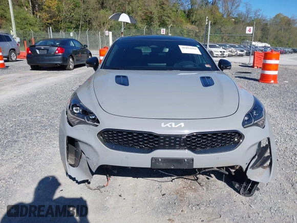 2022 Kia Stinger GT2 with VIN KNAE55LC8N6105316, listed as a IAAI auction lot 40491088 with 54,503 mi miles and . Bid and sale history available at DreamBid. Image 12.