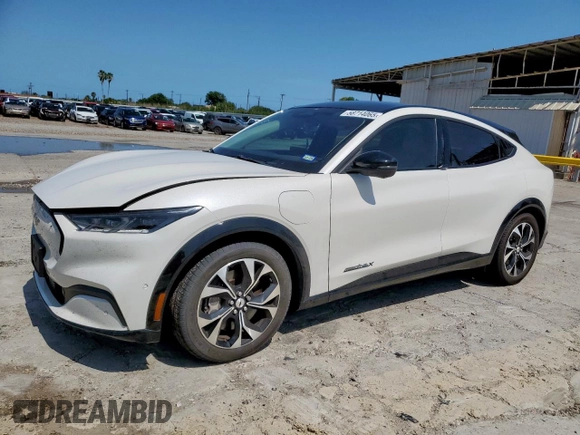 2021 Ford Mustang Mach-E Premium with VIN 3FMTK3SU0MMA55958, listed as a Copart auction lot 58714065 with 30,634 mi miles and Salvage title. Bid and sale history available at DreamBid. Image 1.