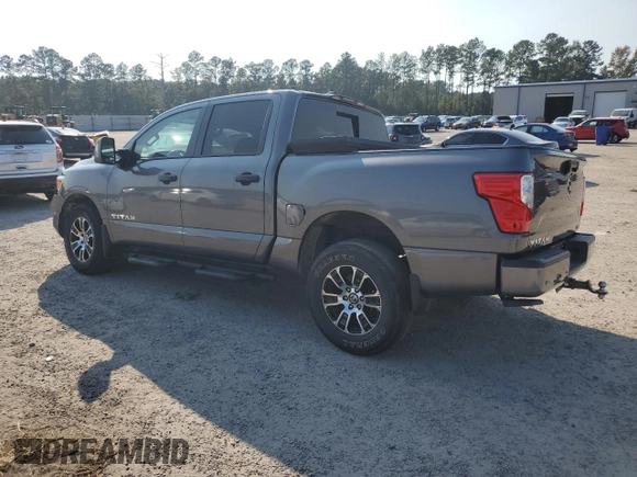 2022 Nissan Titan SV with VIN 1N6AA1EF6NN102544, listed as a Copart auction lot 74983344 with 34,090 mi miles and Salvage title. Bid and sale history available at DreamBid. Image 2.