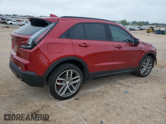 2021 Cadillac XT4 FWD Sport with VIN 1GYFZER49MF082391, listed as a Copart auction lot 56256804 with 24,415 mi miles and Salvage Title. Bid and sale history available at DreamBid. Image 3.