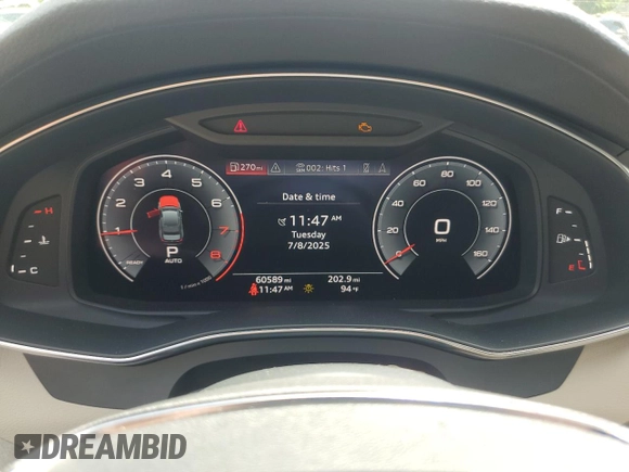 2019 Audi A6 Premium Plus с VIN WAUL2AF26KN023369, выставлен на аукционе Copart как лот 63646725 с пробегом 60 589 миль миль и Списание • Salvage title. История ставок и продаж доступна на DreamBid. Изображение 9.