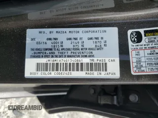 2016 Mazda Mazda3 i Grand Touring with VIN JM1BM1X74G1340861, listed as a Copart auction lot 51274095 with 21,003 mi miles and Clean Title. Bid and sale history available at carsss.com. Image 14.