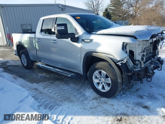 2021 GMC Sierra 1500 with VIN 1GTV9BETXMZ375650, listed as a IAAI auction lot 41566909 with 97,967 mi miles and . Bid and sale history available at DreamBid. Image 1.