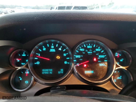 2011 Chevrolet Silverado 1500 LT with VIN 1GCRCSE07BZ176836, listed as a Copart auction lot 46602915 with 87,593 mi miles and Salvage Title. Bid and sale history available at carsss.com. Image 9.