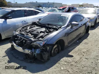 2016 Lexus RC F with VIN JTHHP5BC3G5005403, listed as a Copart auction lot 56260924 with 46,011 mi miles and Salvage Title. Bid and sale history available at carsss.com. Image 1.
