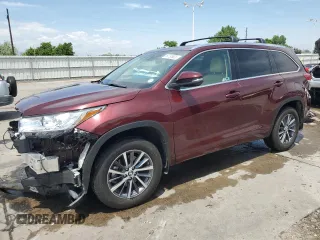 2017 Toyota Highlander XLE with VIN 5TDJZRFH6HS437022, listed as a Copart auction lot 59730935 with 20,610 mi miles and Salvage title. Bid and sale history available at DreamBid. Image 1.
