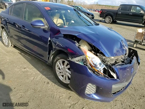 2012 Mazda Mazda3 i Touring with VIN JM1BL1V77C1617504, listed as a Copart auction lot 87154774 with 0 mi miles and Salvage Title. Bid and sale history available at carsss.com. Image 11.