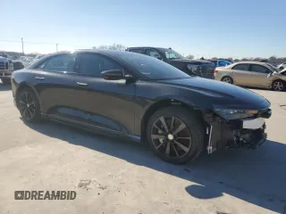 2024 Lucid Air Grand Touring with VIN 50EA1GBA4RA007729, listed as a Copart auction lot 42132885 with 5,276 mi miles and Salvage Title. Bid and sale history available at carsss.com. Image 4.