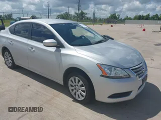 2014 Nissan Sentra SV with VIN 3N1AB7AP3EY218551, listed as a IAAI auction lot 42576105 with 121,621 mi miles and . Bid and sale history available at DreamBid. Image 1.