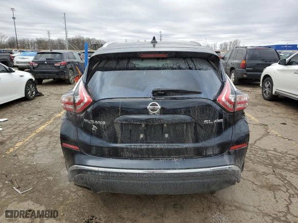 2018 Nissan Murano Platinum with VIN 5N1AZ2MH5JN131592, listed as a Copart auction lot 47310795 with 104,879 mi miles and Clean Title. Bid and sale history available at carsss.com. Image 6.