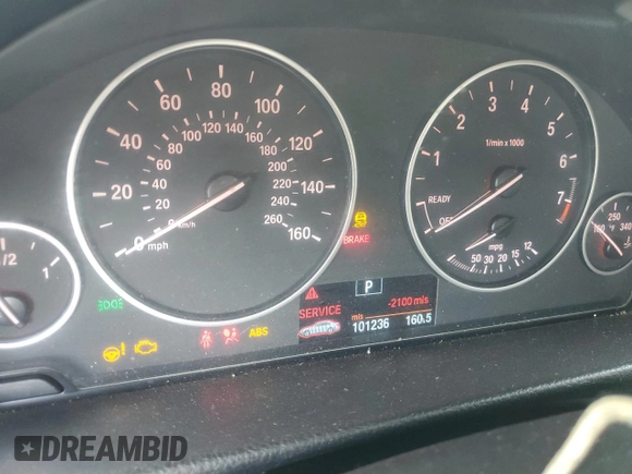 2013 BMW 3 Series 328i xDrive with VIN WBA3B3C59DF532167, listed as a Copart auction lot 54345575 with 101,236 mi miles and Clean Title. Bid and sale history available at carsss.com. Image 9.