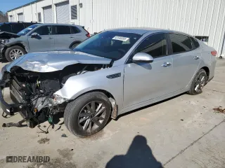 2020 Kia Optima LX with VIN 5XXGT4L34LG437182, listed as a Copart auction lot 43595305 with 92,420 mi miles and Salvage Title. Bid and sale history available at carsss.com. Image 1.