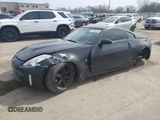 2007 Nissan 350Z Touring with VIN JN1BZ34E67M550184, listed as a Copart auction lot 47204325 with 161,166 mi miles and Salvage Title. Bid and sale history available at carsss.com. Image 1.