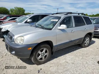 2002 Hyundai Santa Fe GLS with VIN KM8SC13D32U179968, listed as a Copart auction lot 60551434 with 77,676 mi miles and Clean Title. Bid and sale history available at carsss.com. Image 1.