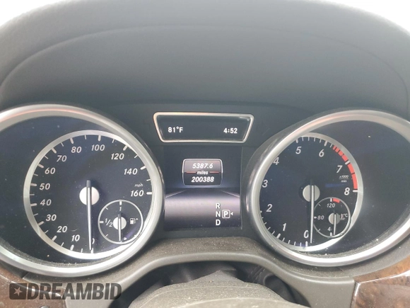 2016 Mercedes-Benz GL with VIN 4JGDF6EE3GA672870, listed as a Copart auction lot 72148724 with 200,388 mi miles and Salvage Title. Bid and sale history available at carsss.com. Image 9.