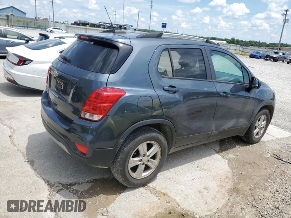 2022 Chevrolet Trax LT with VIN KL7CJLSM6NB512771, listed as a Copart auction lot 61241545 with 54,709 mi miles and Salvage title. Bid and sale history available at DreamBid. Image 3.