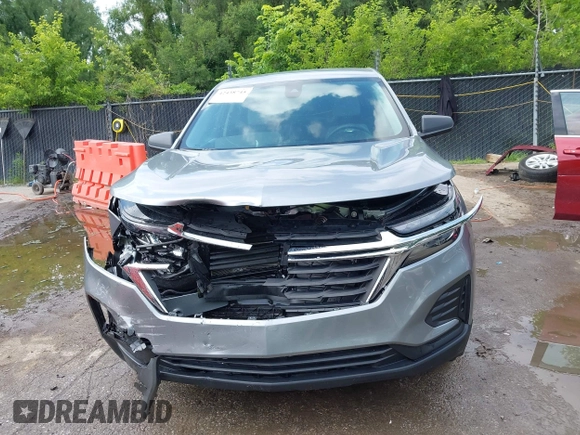 2024 Chevrolet Equinox LS with VIN 3GNAXHEG2RL145066, listed as a IAAI auction lot 42438745 with 12,367 mi miles and . Bid and sale history available at DreamBid. Image 12.