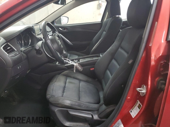 2016 Mazda 6 i Sport with VIN JM1GJ1U54G1409985, listed as a Copart auction lot 53672785 with 185,258 mi miles and Salvage Title. Bid and sale history available at DreamBid. Image 7.