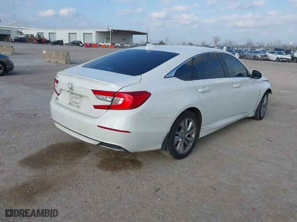 2018 Honda Accord Sedan LX 1.5T with VIN 1HGCV1F13JA175926, listed as a IAAI auction lot 41520052 with 91,613 mi miles. Bid and sale history available at carsss.com. Image 4.
