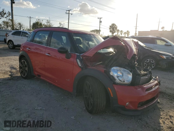 2015 MINI Countryman John Cooper Works with VIN WMWXD1C55FWS34816, listed as a Copart auction lot 76278774 with Not Provided miles and Salvage Title. Bid and sale history available at DreamBid. Image 4.