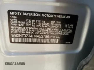 2017 BMW X1 xDrive28i z VIN WBXHT3Z34H4A53786, wystawiony jako Copart lot #54678575 z przebiegiem 86 312 mil mil oraz Szkoda całkowita • Salvage title. Historia ofert i sprzedaży dostępna na DreamBid. Obrazek 13.
