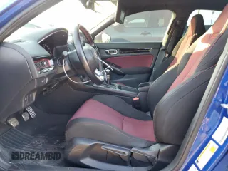 2022 Honda Civic Si with VIN 2HGFE1E51NH471195, listed as a Copart auction lot 77808714 with 24,759 mi miles and Clean Title. Bid and sale history available at DreamBid. Image 7.