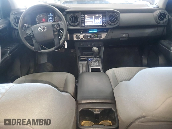 2021 Toyota Tacoma SR with VIN 3TMCZ5AN5MM378375, listed as a Copart auction lot 63806325 with 47,061 mi miles and Salvage title. Bid and sale history available at DreamBid. Image 8.