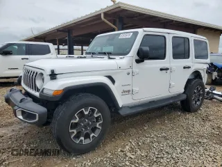 2024 Jeep Wrangler Sahara z VIN 1C4PJXEN6RW298153, wystawiony jako Copart lot #61610415 z przebiegiem 11 276 mil mil oraz Szkoda całkowita • Salvage title. Historia ofert i sprzedaży dostępna na DreamBid. Obrazek 1.