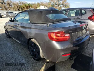 2017 BMW 2 Series M240i xDrive with VIN WBA2L3C30HV667640, listed as a Copart auction lot 76755554 with 39,695 mi miles and Salvage Title. Bid and sale history available at carsss.com. Image 2.
