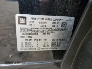2021 Chevrolet TrailBlazer ACTIV with VIN KL79MVSL1MB019678, listed as a Copart auction lot 61692344 with 36,464 mi miles and Salvage Title. Bid and sale history available at DreamBid. Image 12.