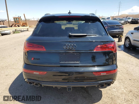 2023 Audi SQ5 Premium Plus with VIN WA1B4AFY9P2079953, listed as a Copart auction lot 61446414 with 37,100 mi miles and Salvage Title. Bid and sale history available at carsss.com. Image 6.