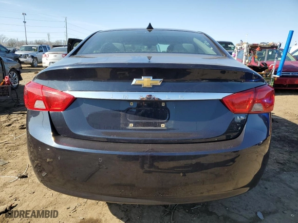 2014 Chevrolet Impala LS with VIN 2G11Y5SLXE9261272, listed as a Copart auction lot 48906165 with 39,781 mi miles and Salvage Title. Bid and sale history available at carsss.com. Image 6.