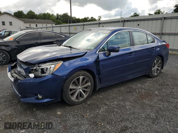 2016 Subaru Legacy 2.5i Limited with VIN 4S3BNAL65G3055195, listed as a Copart auction lot 63368133 with 81,596 mi miles. Bid and sale history available at carsss.com. Image 1.