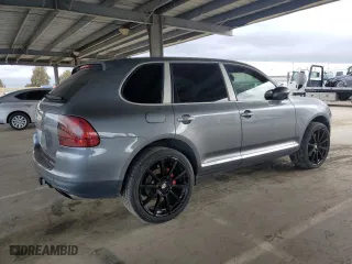 2004 Porsche Cayenne S with VIN WP1AB29P94LA70142, listed as a Copart auction lot 53356685 with 207,313 mi miles and Salvage Title. Bid and sale history available at carsss.com. Image 3.