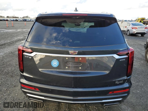 2021 Cadillac XT6 Premium Luxury with VIN 1GYKPERS3MZ150928, listed as a Copart auction lot 86551144 with 12,311 mi miles and Salvage title. Bid and sale history available at DreamBid. Image 6.
