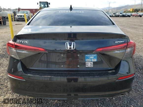2022 Honda Civic Sport z VIN 2HGFE2F55NH596219, wystawiony jako Copart lot #52957265 z przebiegiem 30 996 mil mil oraz Szkoda całkowita • Salvage title. Historia ofert i sprzedaży dostępna na DreamBid. Obrazek 6.